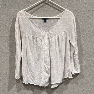 American Eagle Top | Off White | Size S